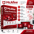McAfee Total Protection 1 Year | 10 Devices | Global Windows License | Digital Activation