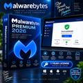 Malwarebytes Premium 2026 Lifetime License | Digital Activation Key